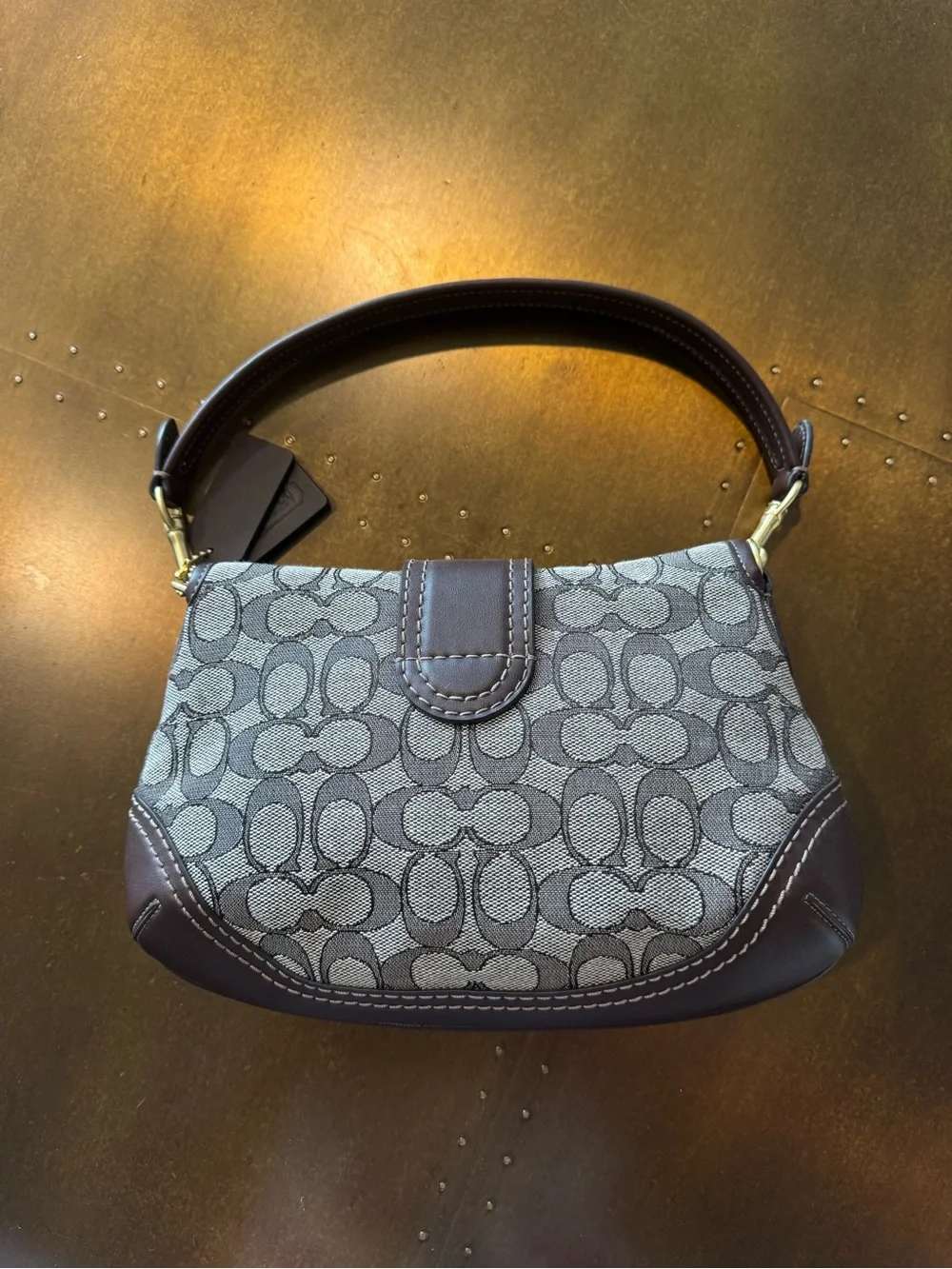 Coach Soho Flap Bag in Signature Jacquard - Picture 4 of 7